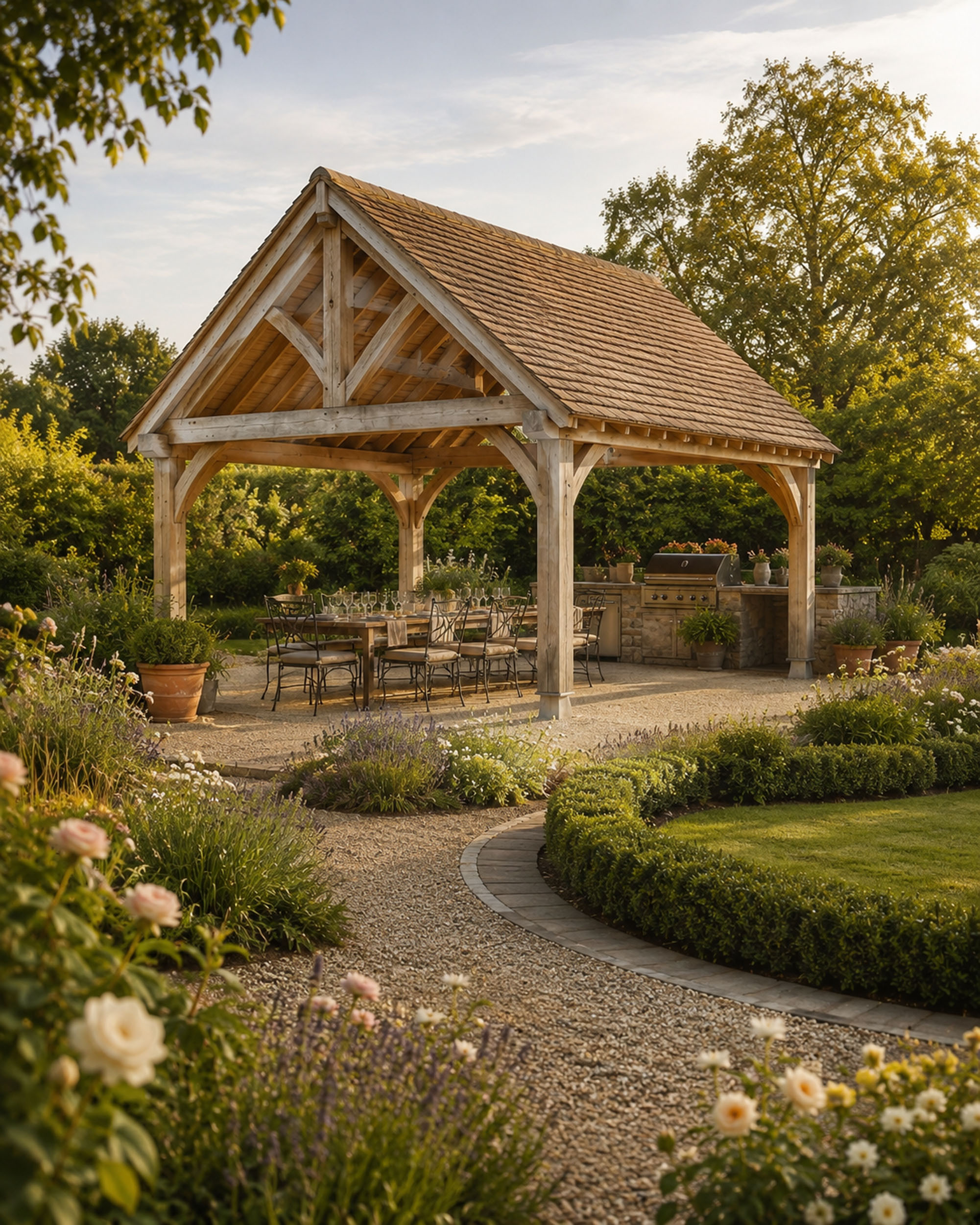 Oakwrights garden pavilions