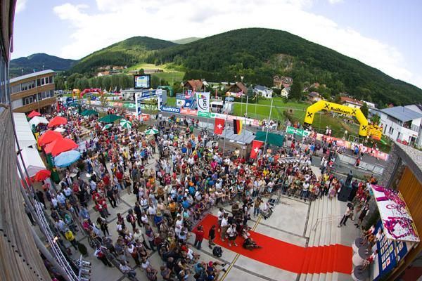The women's marathon world championship medal ceremony.