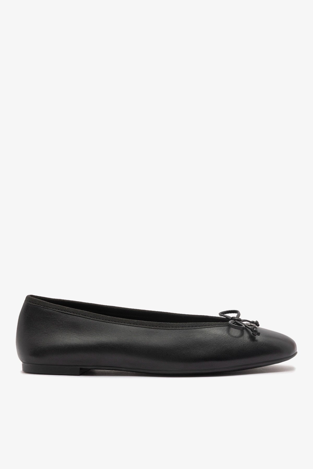 Pavlova Ballet Flat in Black Leather