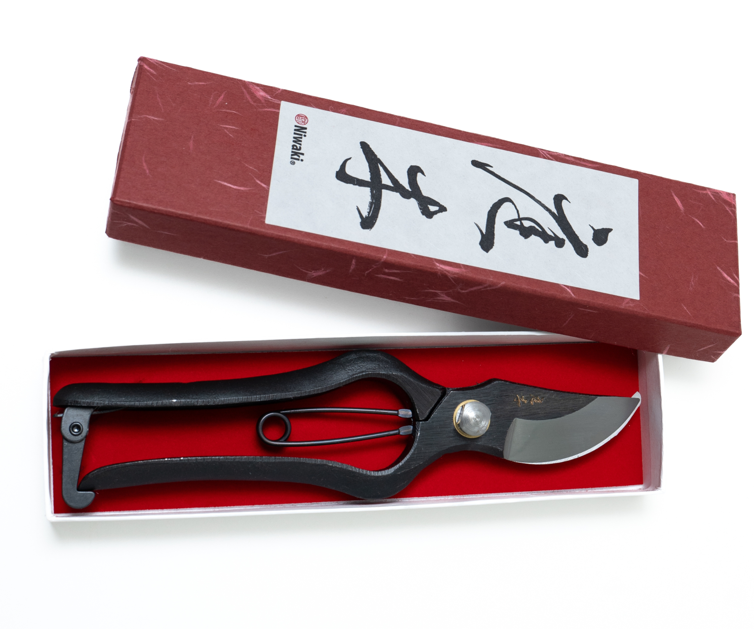 Japanese pruning shears in presentation box