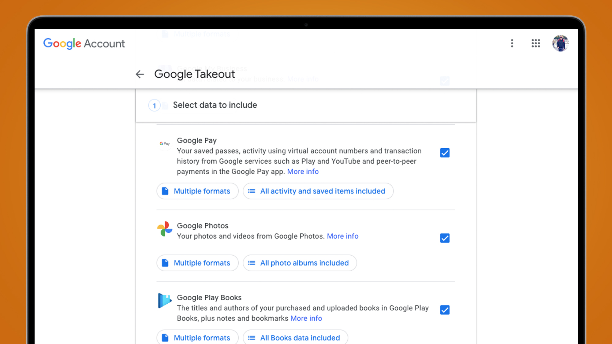 download google photos takeout archive