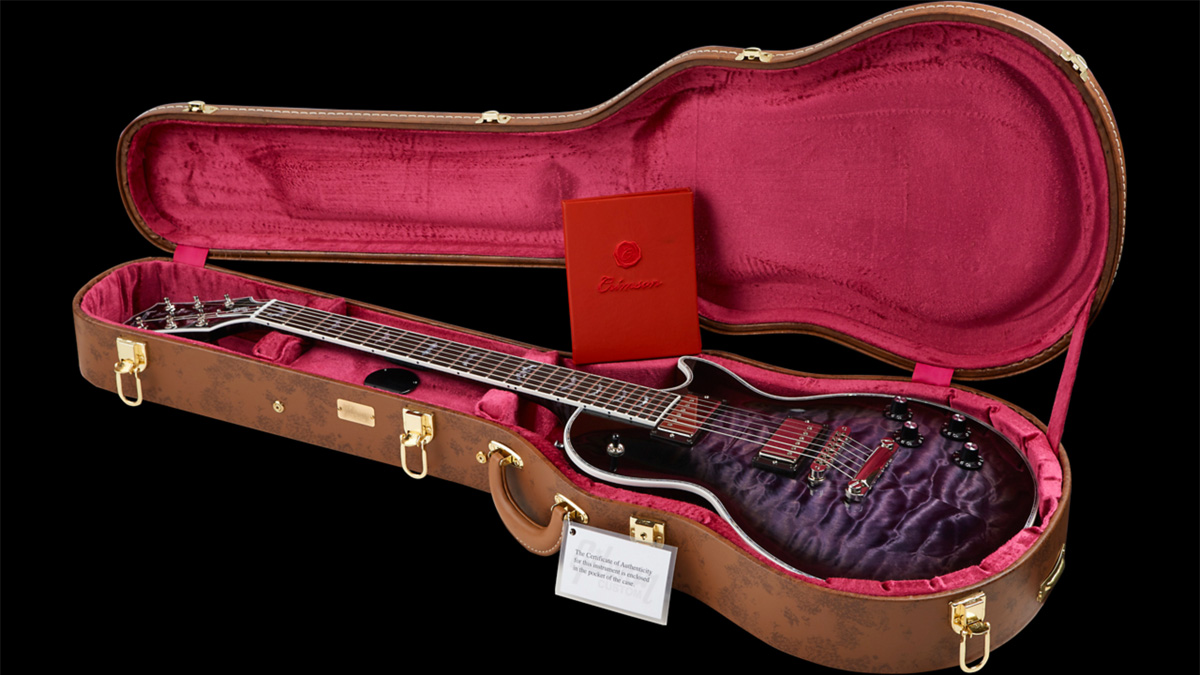 Gibson Bats In Flight Les Paul Custom LP AAAAA Top Double Stained ...