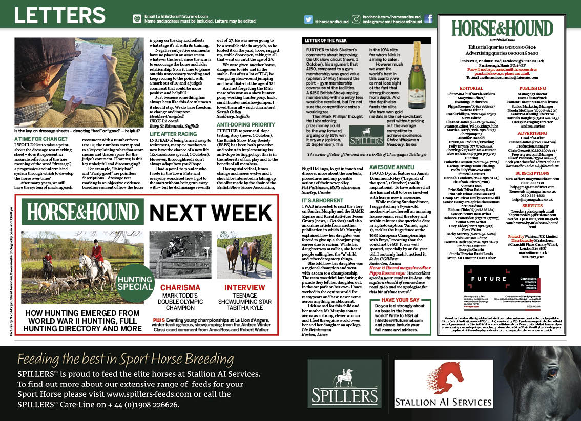 Letters and NWB 15October 2020