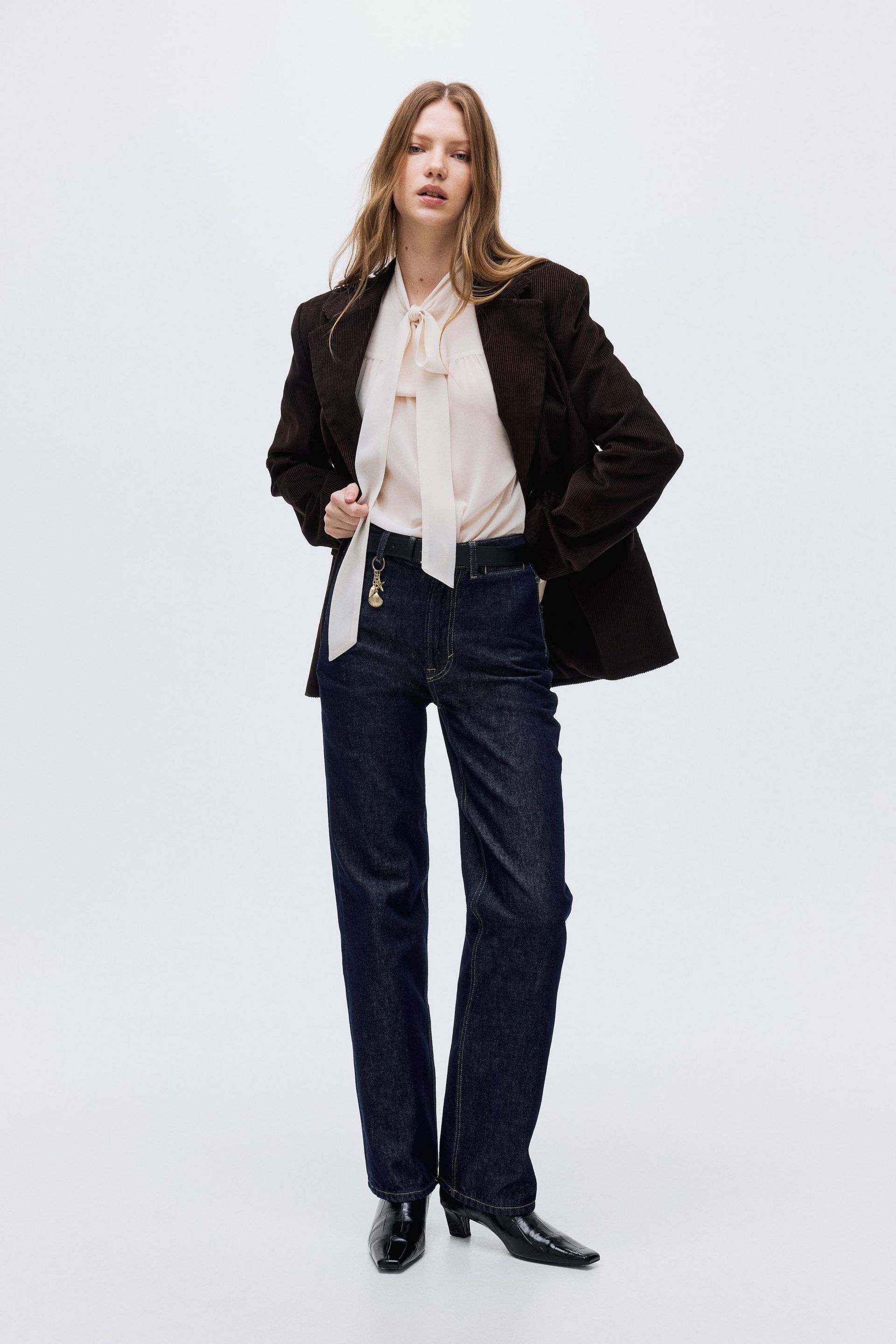 Straight High Jeans - Denim Blue