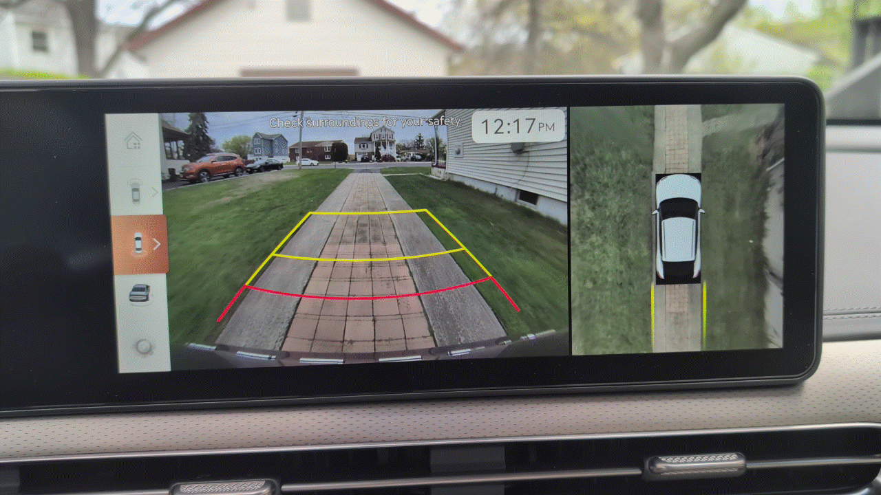 2025 Genesis GV60 Performance AWD cameras.