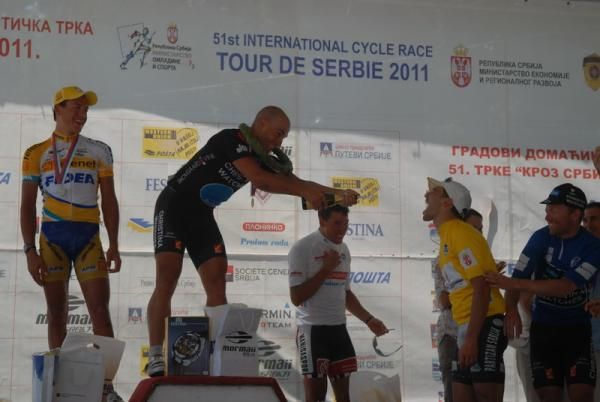 The podium ceremony.