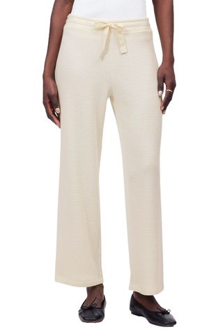 Madewell Waffle-Knit Straight-Leg Sweatpants (Were $88) 