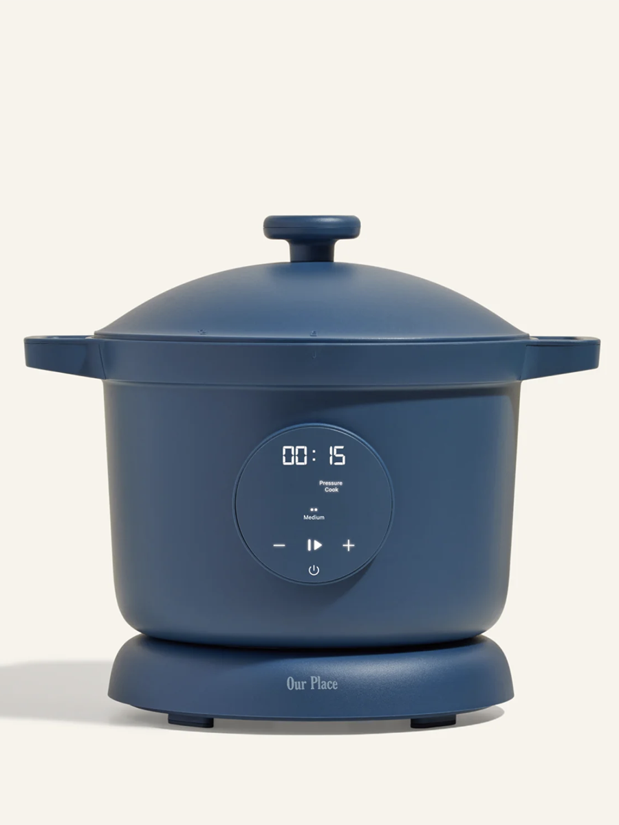 blue crock pot