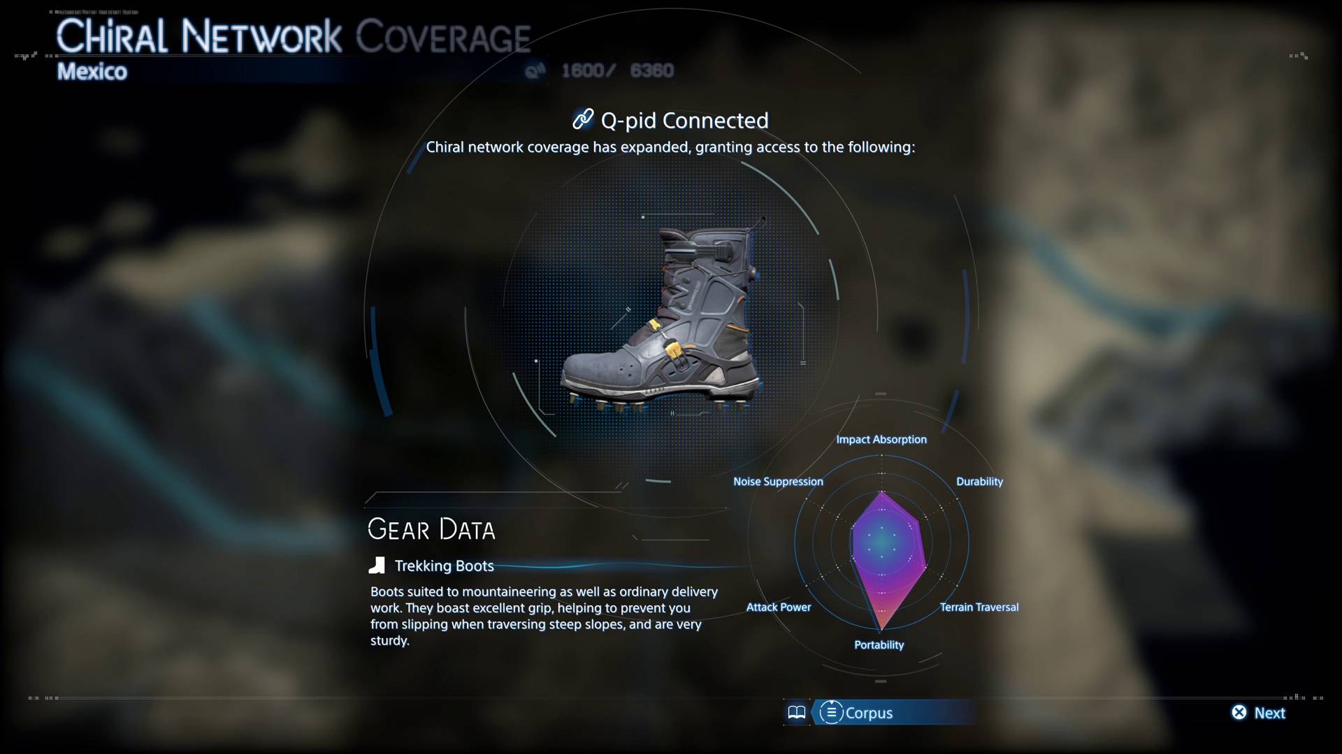 Death Stranding 2 Bokka prepper trekking boots reward