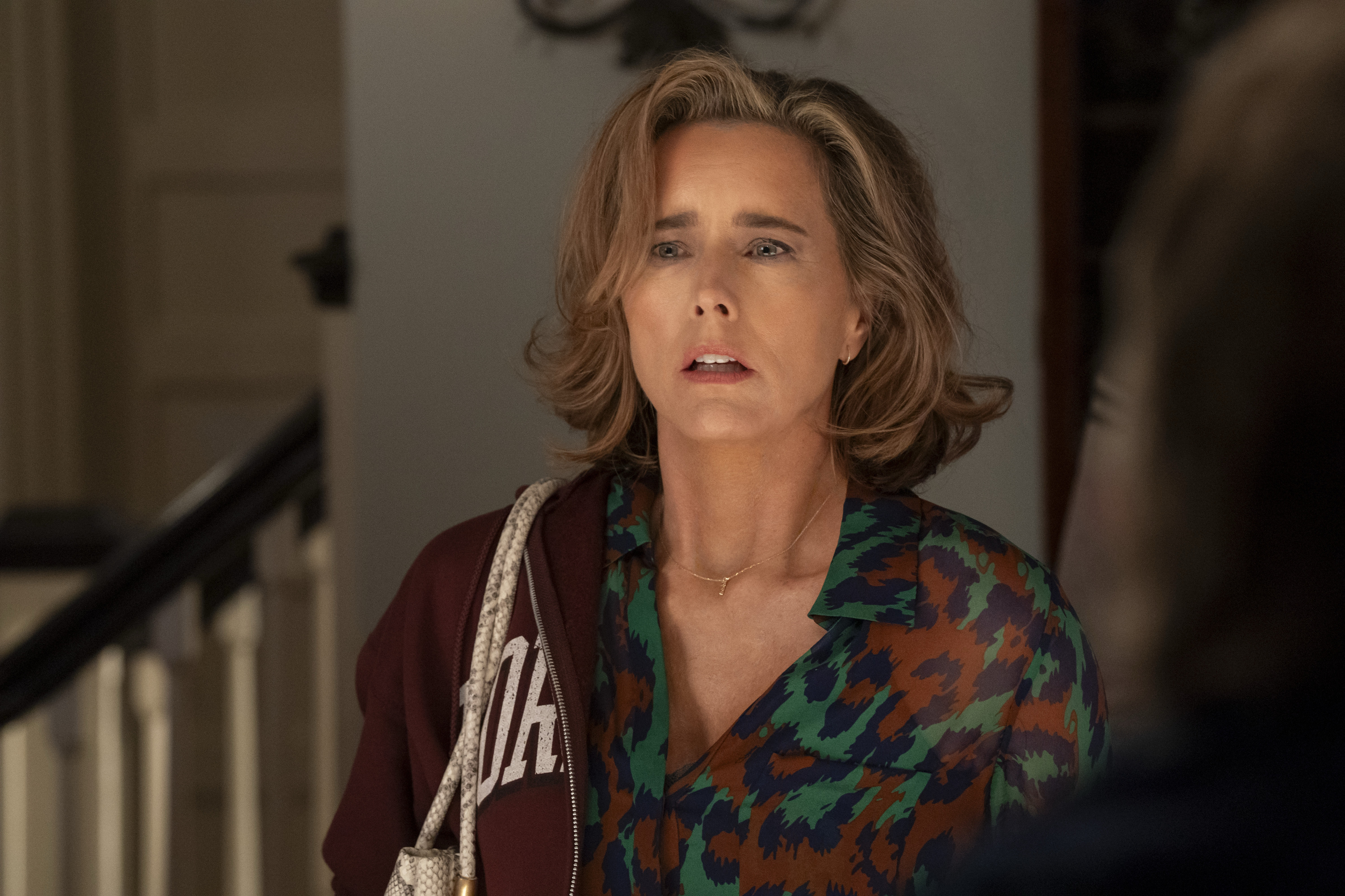 T&amp;eacute;a Leoni as Sofia Caccimelio in &#039;Only Murders in the Building&#039; season 5