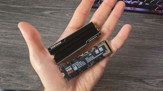 A Samsung 9100 Pro SSD in both 2 TB and 4 TB sizes.