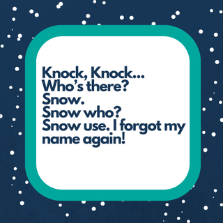Snow knock-knock joke