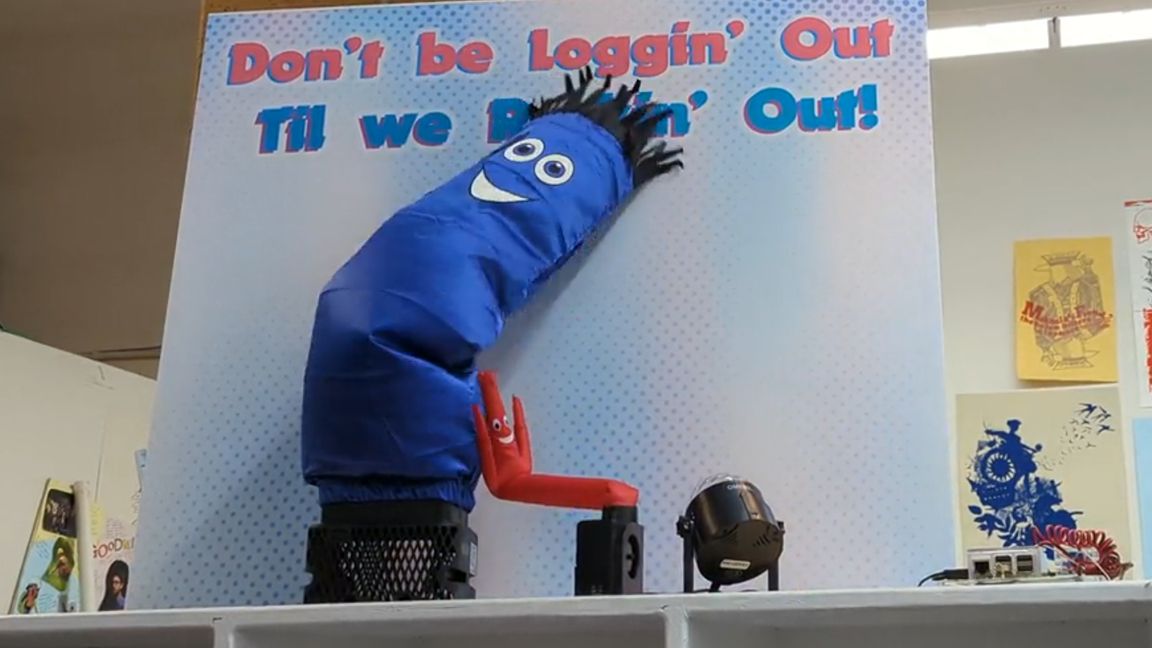 Raspberry Pi Wacky Inflatable Tube Guys Keep Students in Line | Tom's ...