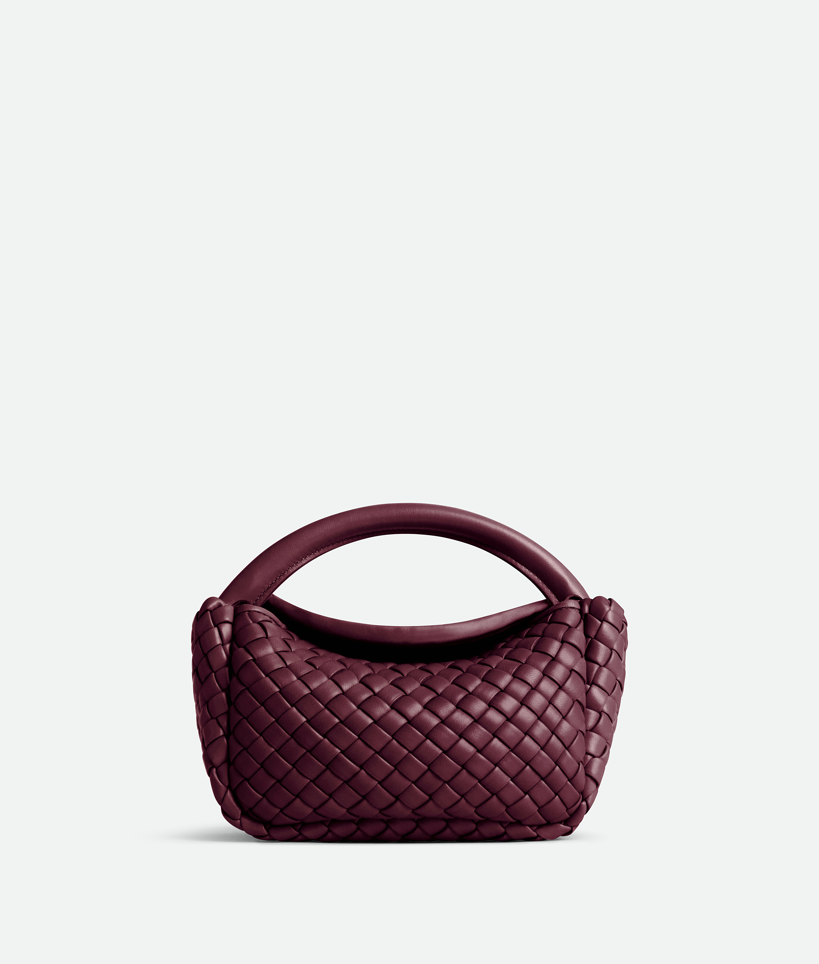 Women's Small Cobble Top Handle in Barolo