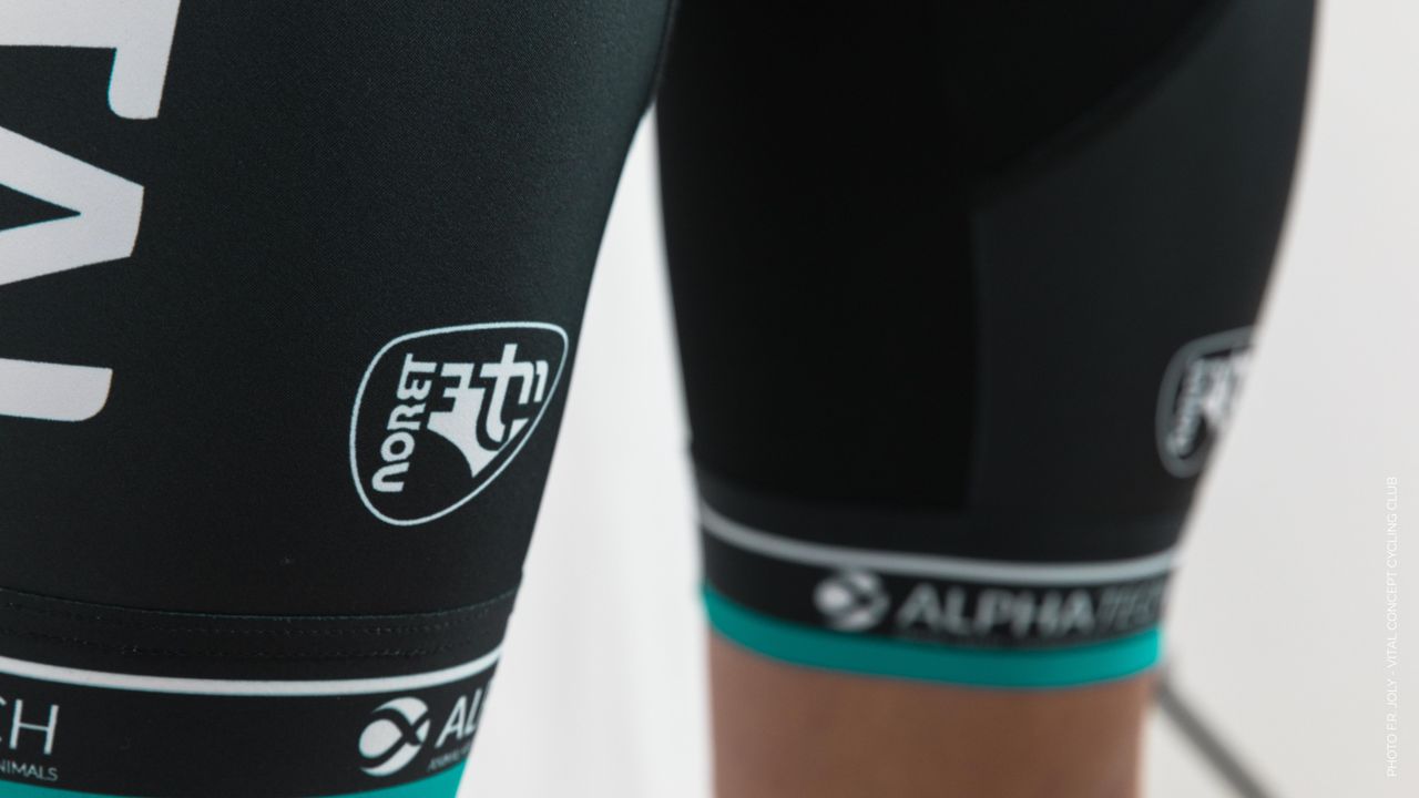 The black shorts maintain a classic look