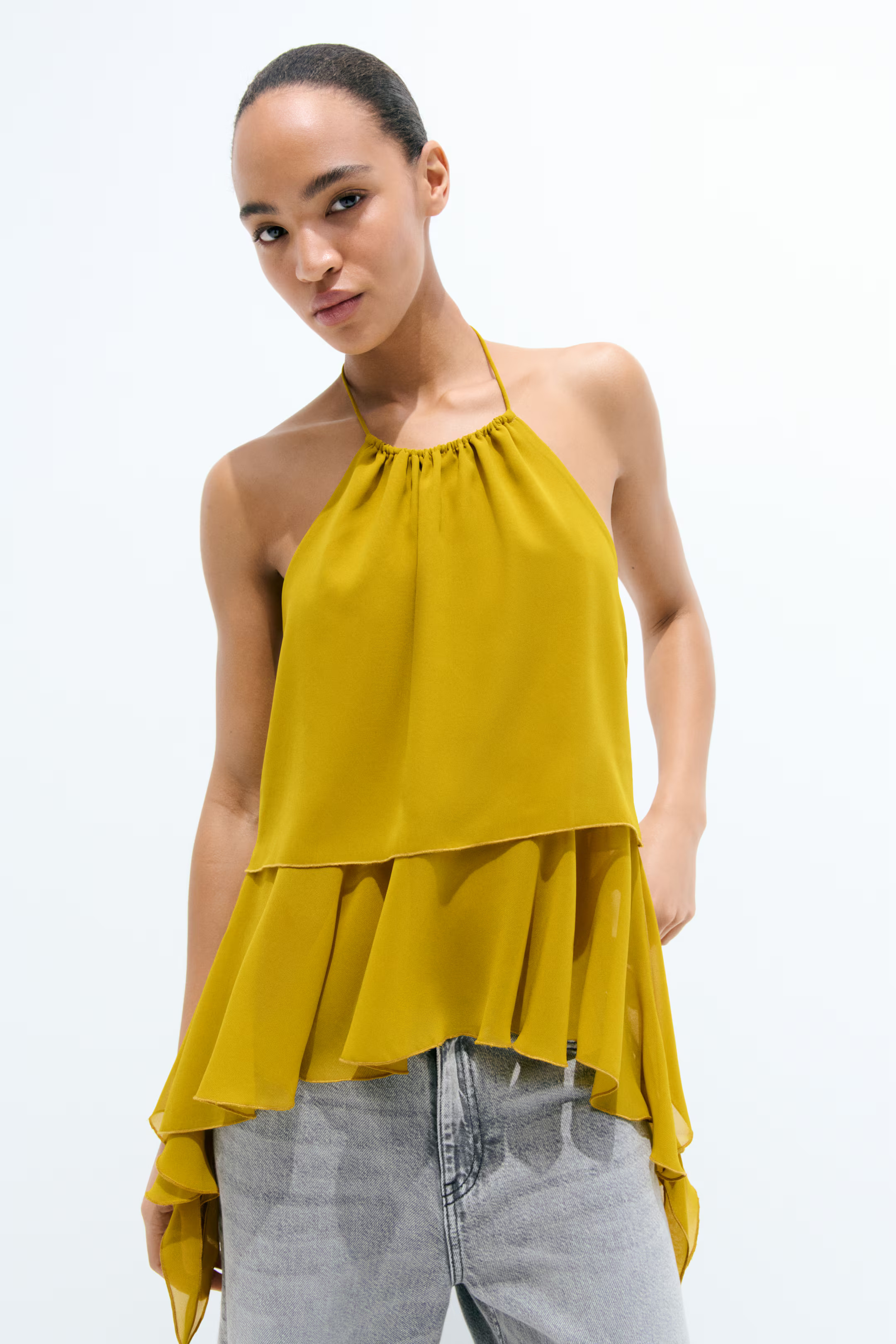 Yellow H&M top