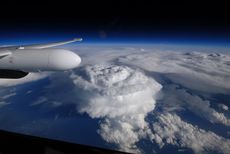 ER-2 aircraft pilot Stu Broce snapped this photo of a supercell that formed over North Carolina in May.