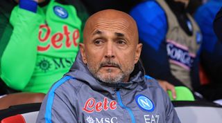 Napoli head coach Luciano Spalletti during the Serie A match between Cremonese and Napoli on 9 October, 2022 at the Stadio Giovanni Zini, Cremona, Italy