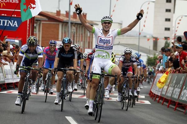 John Degenkolb (Argos - Shimano) triumphs in stage 2 of the Vuelta a Espana