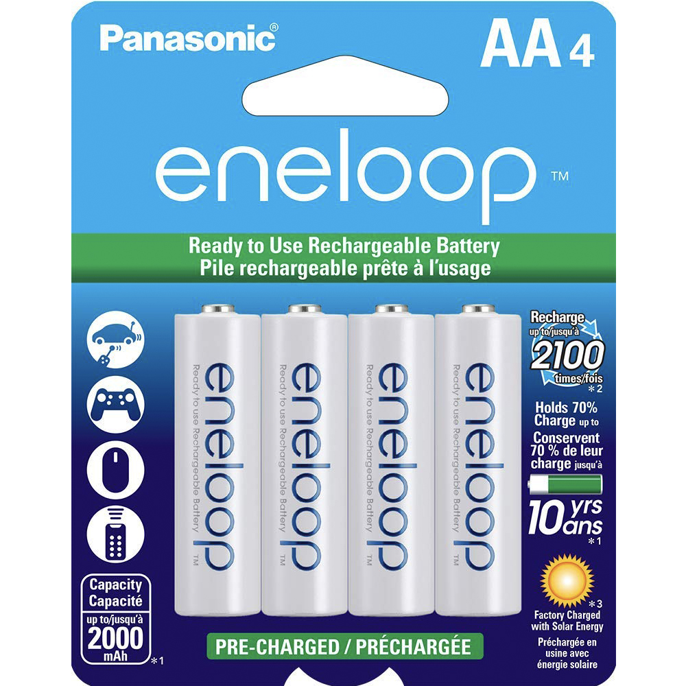 Grab four rechargeable Panasonic eneloop AA batteries on sale for 9 iMore