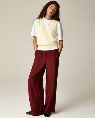 Stratus Pant in Textured Satin