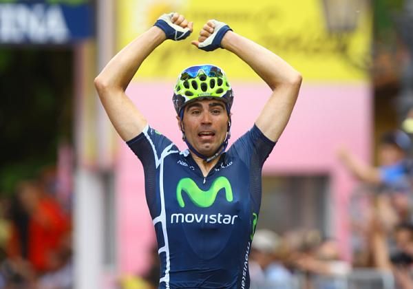 Francisco Jos&eacute; Ventoso Alberdi (Movistar Team) wins the stage after a sprint