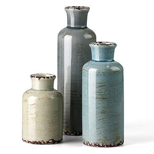 CwlwGO Se of 3 Ceramic Vases