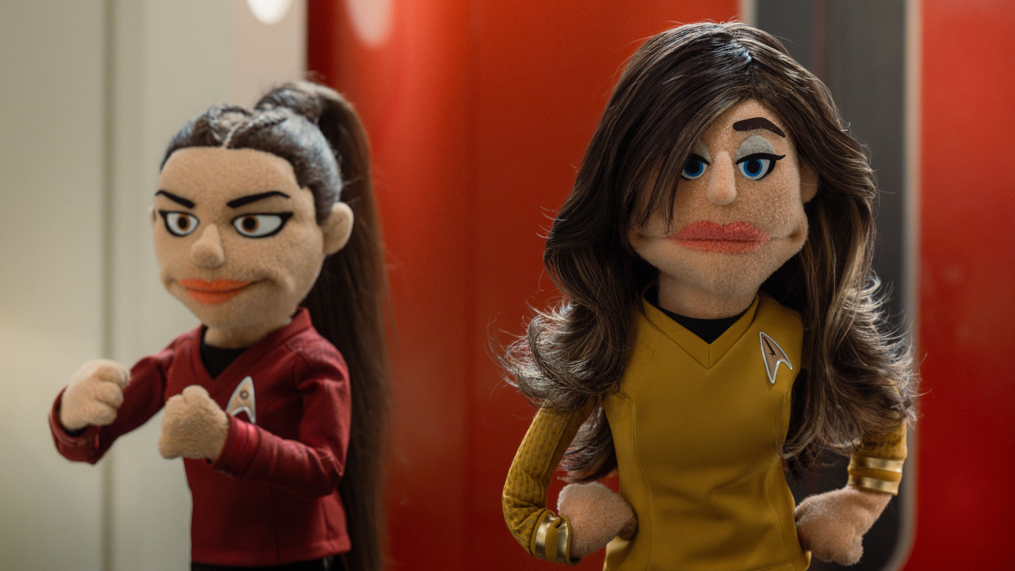 Captura de tela de "Acidente de transportador de nível cinco"o episódio fantoche de Star Trek: Strange New Worlds temporada 4