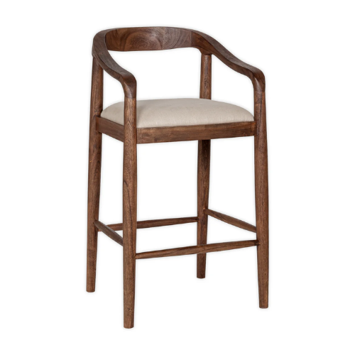 nkuku, Anbu Acacia Upholstered Counter Chair 