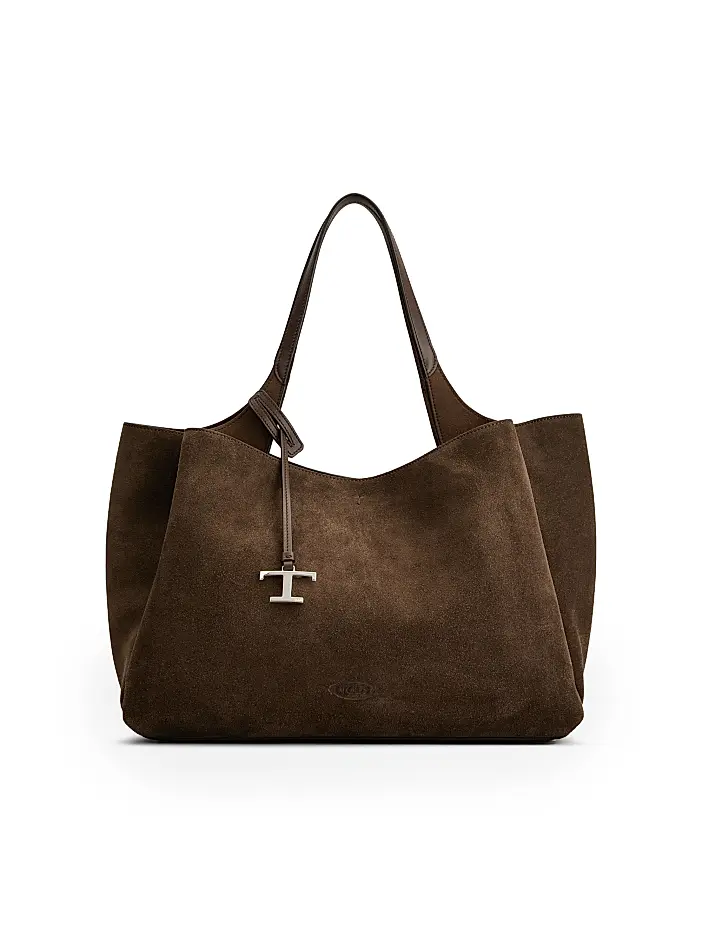 Medium Suede Tote Bag