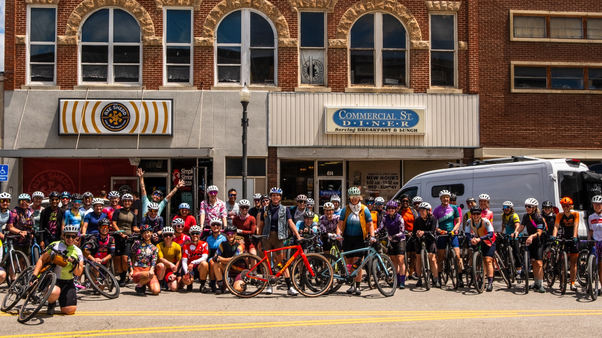 The More Women, More Miles Group Ride in Emporia, Kansas