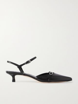Melia leather pointed toe high heels