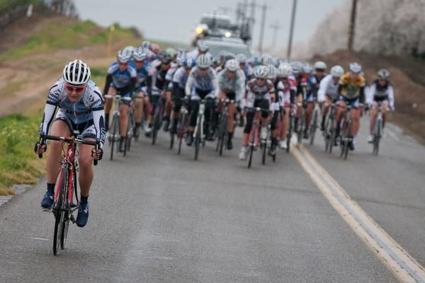 Megan Guarnier (TIBCO-To The Top) continued to animate the race action Sunday, rolling away from the Women's field, one in a series of TIBCO attacks.