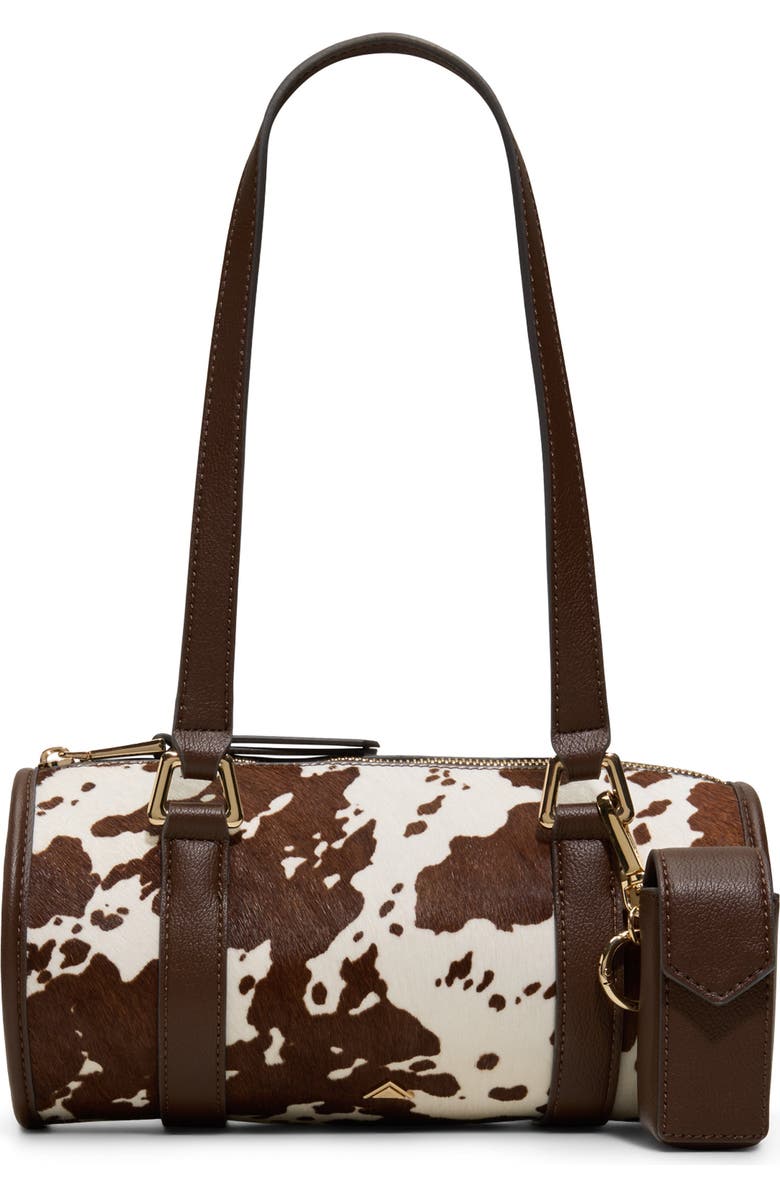 Beatrizz Genuine Calf Hair Barrel Bag