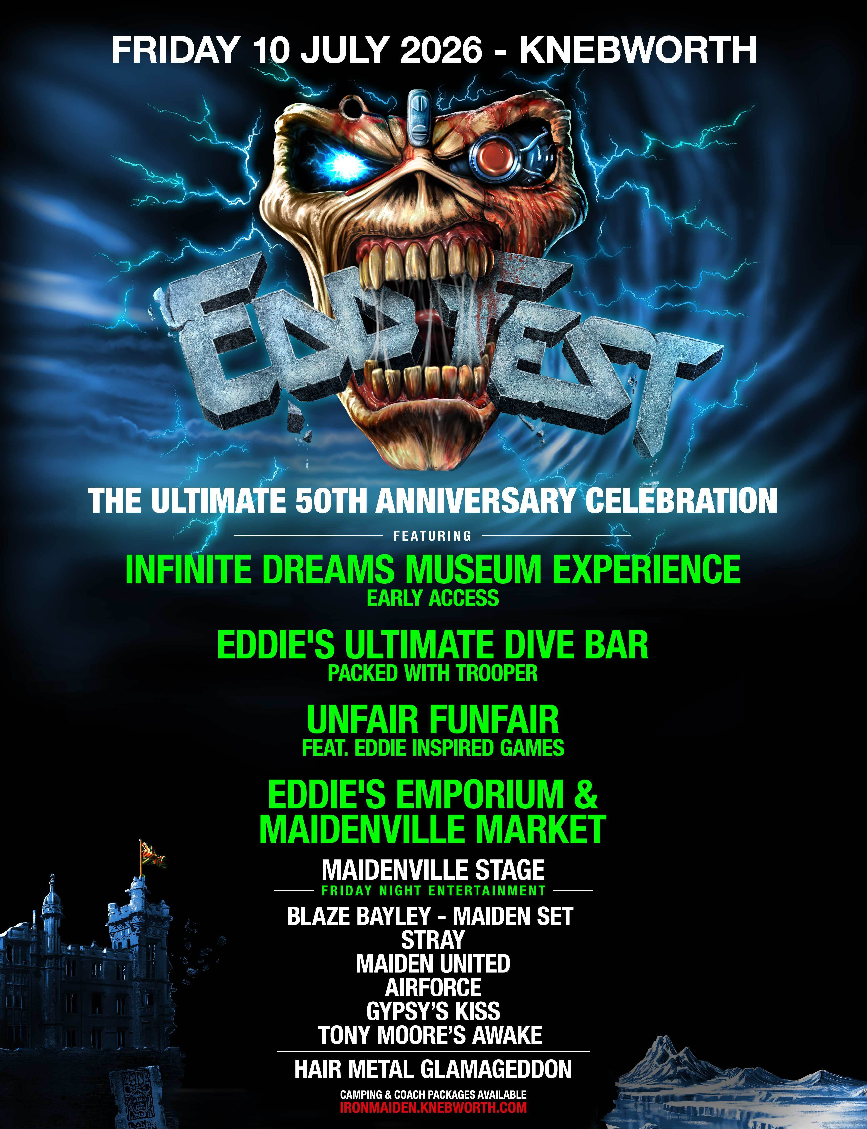 Iron Maiden Eddfest poster