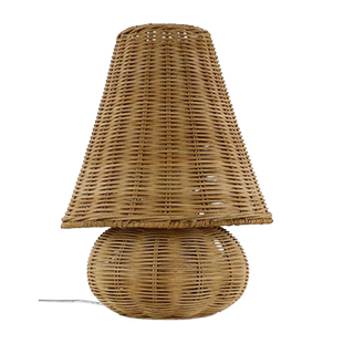 M&S rattan table lamp