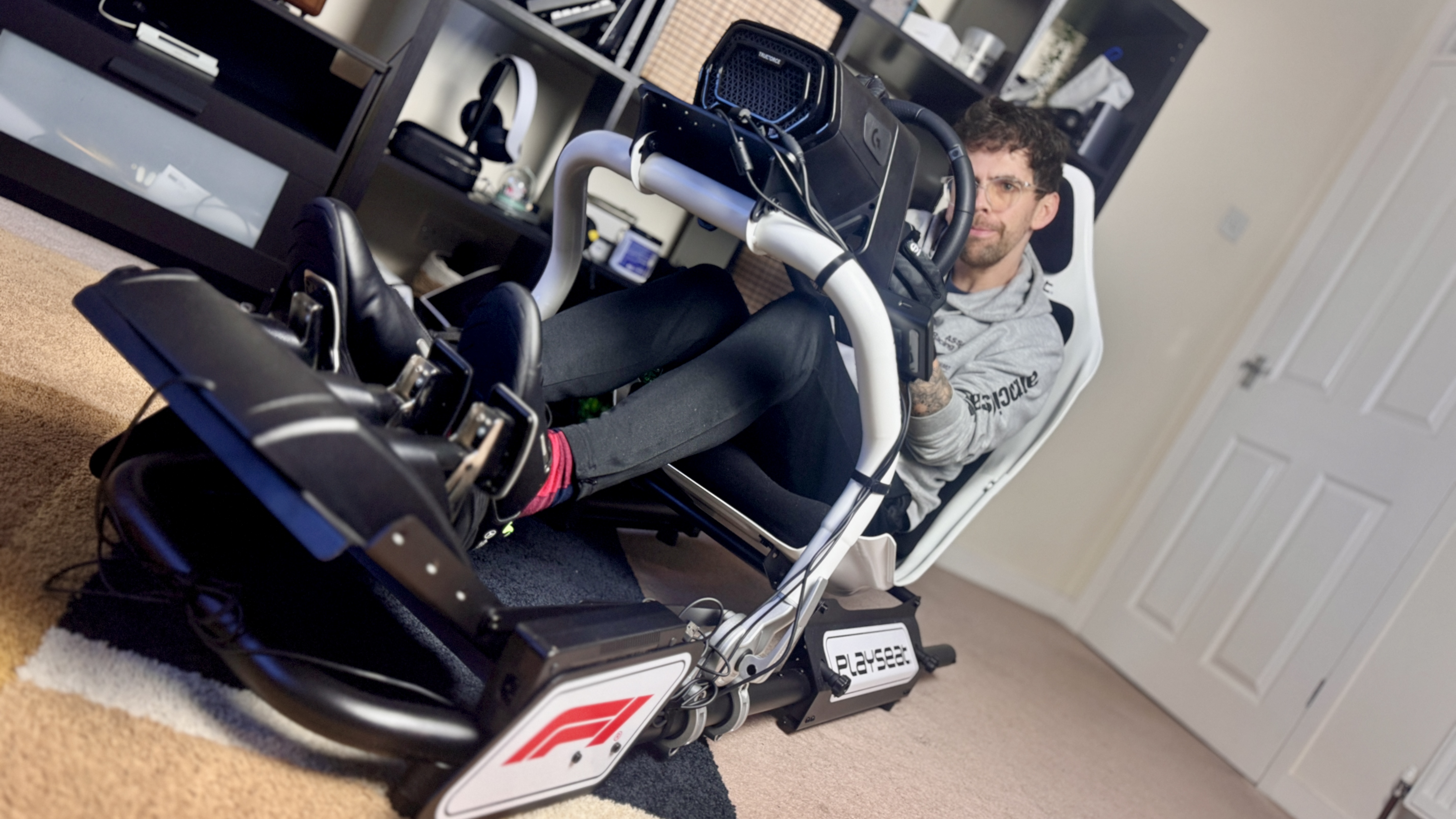 I raced an entire F1 season in this sim racing seat — and it's the ultimate upgrade