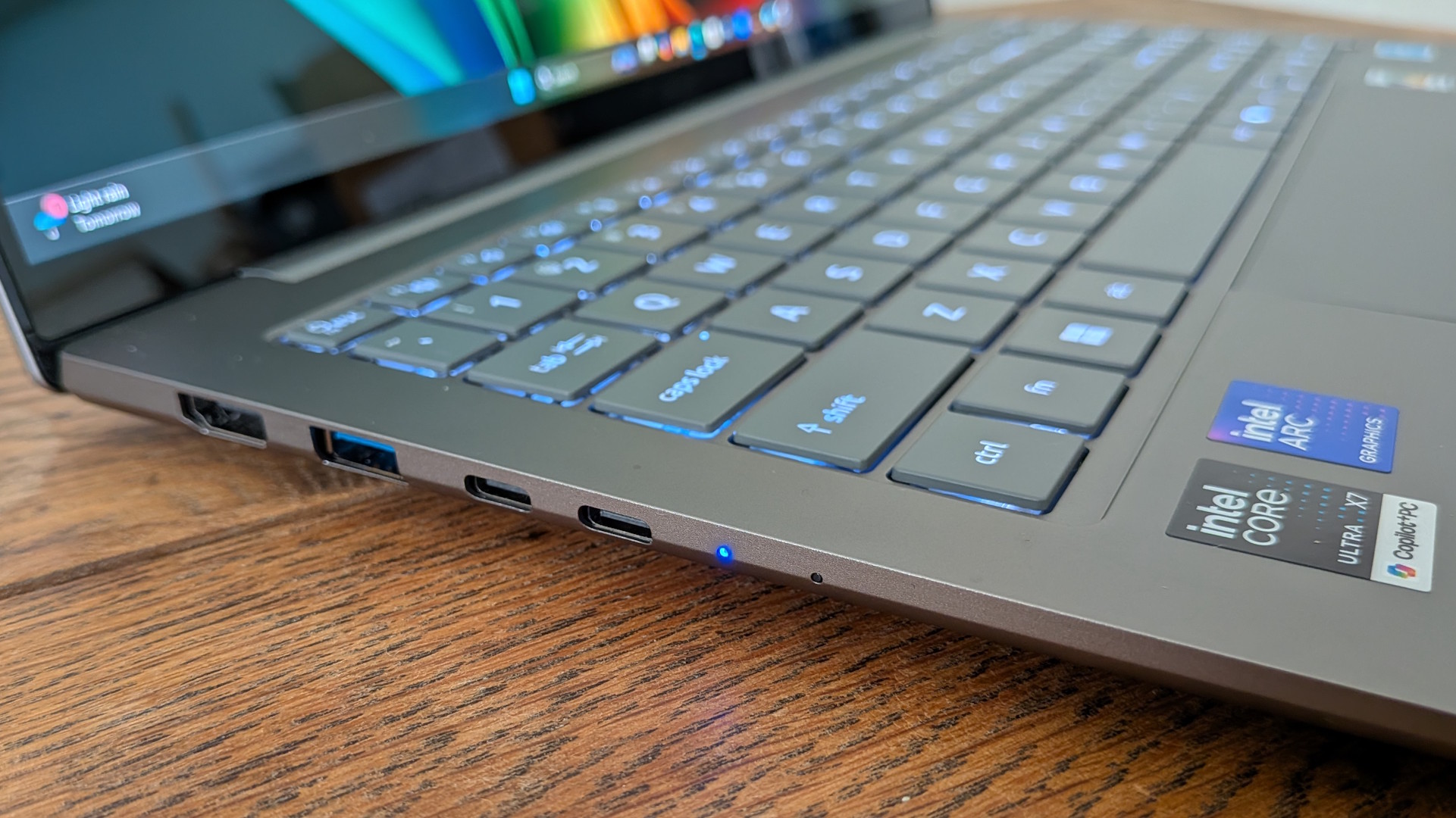 The Acer Swift 16 AI (2026) on a desk