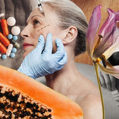 menopausal woman getting a holistic makeover