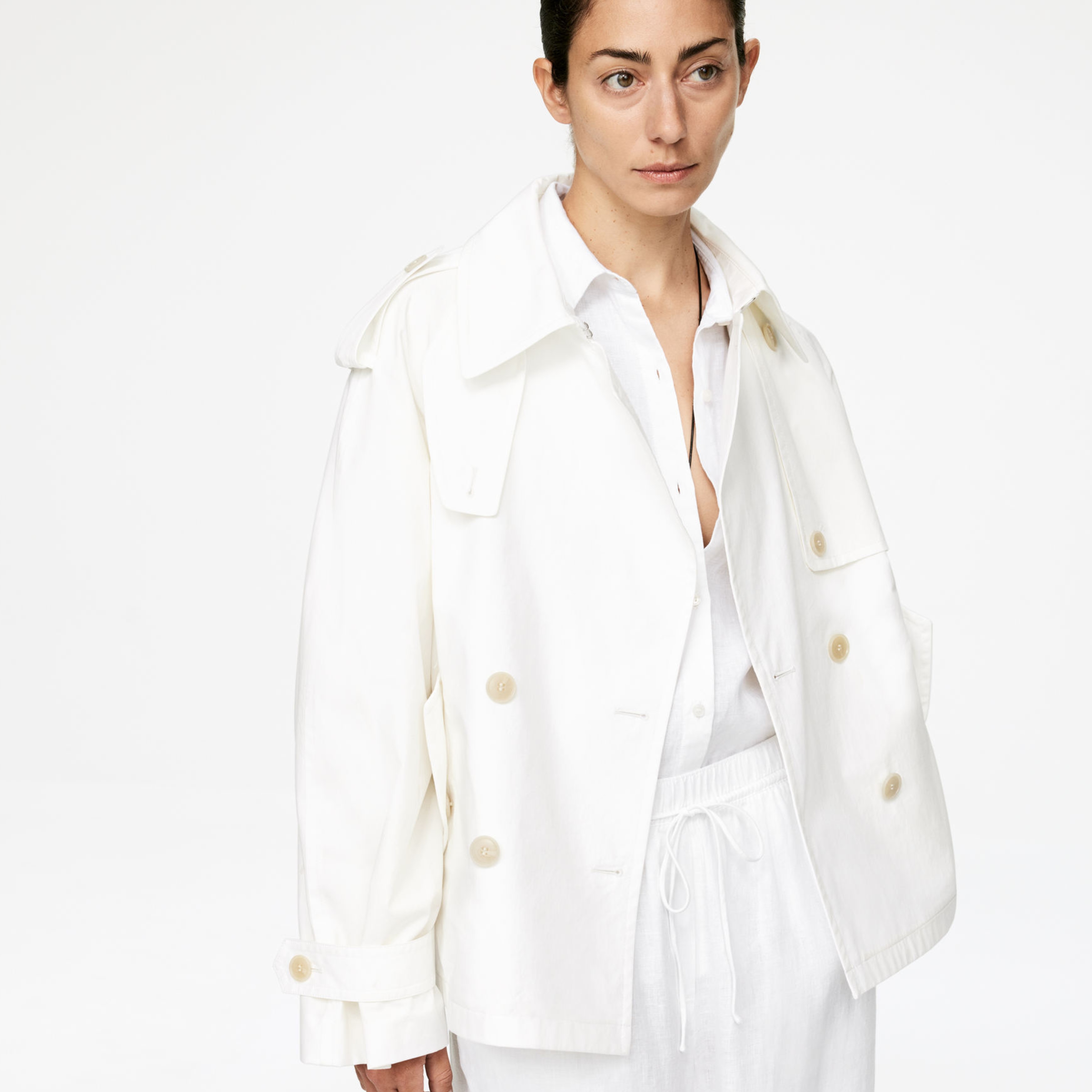 Models wear expensive looking high street items