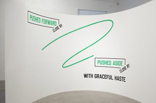 ﻿'Pushed Forward / Close By / Pushed Aside / Close By / With Graceful Haste', 2009