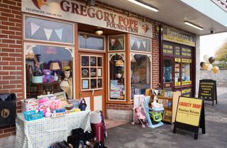 Gregory Pope charity shop and Bargainanza pawnbrokers