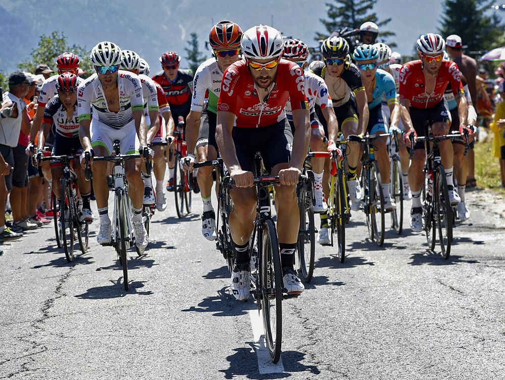 Thomas De Gendt (BEL - Lotto Soudal) leads the breakaway at stage 11 of the Tour de France