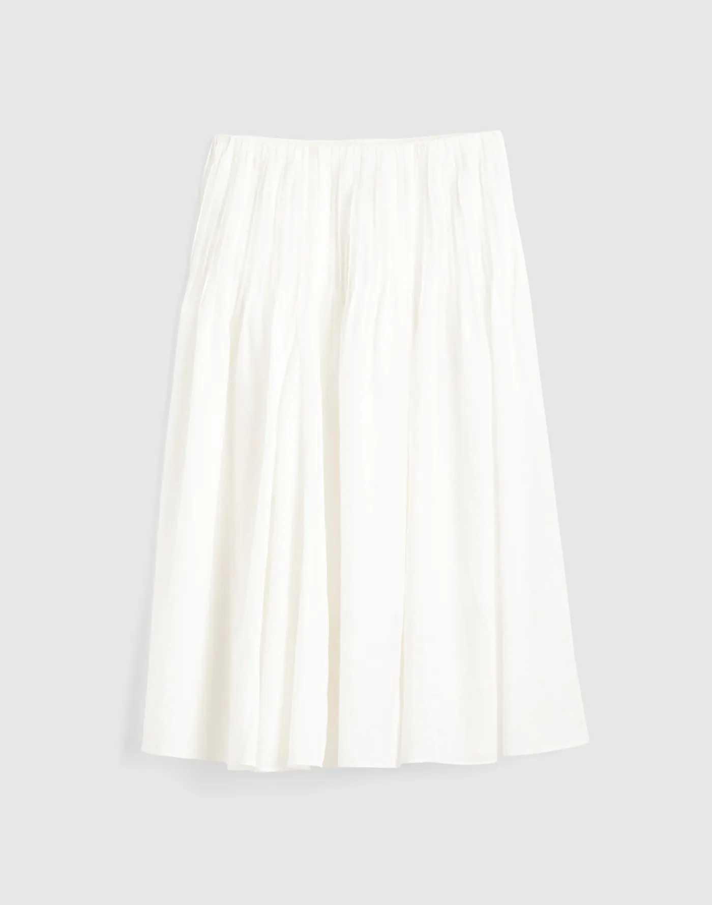 Pintucked Midi Skirt
