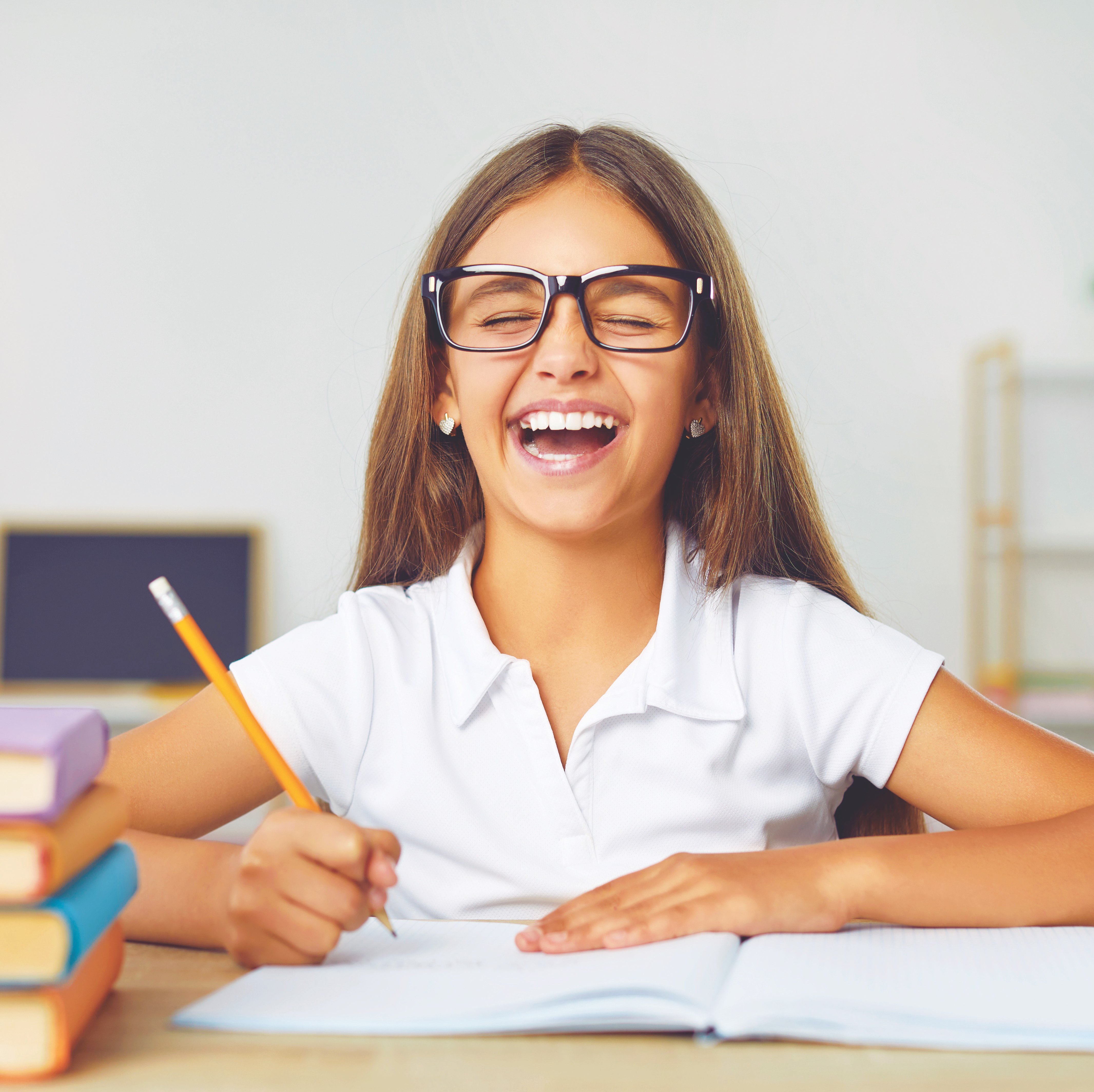 Girl laughing