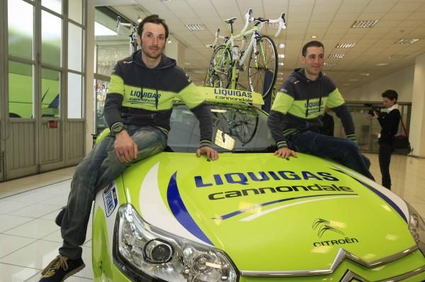 Shotgun! Ivan Basso and Vincenzo Nibali will lead Liquigas-Cannondale.