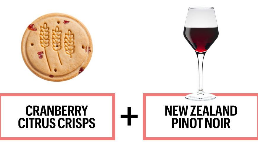 Wine, cookie