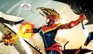 Captain Marvel comics