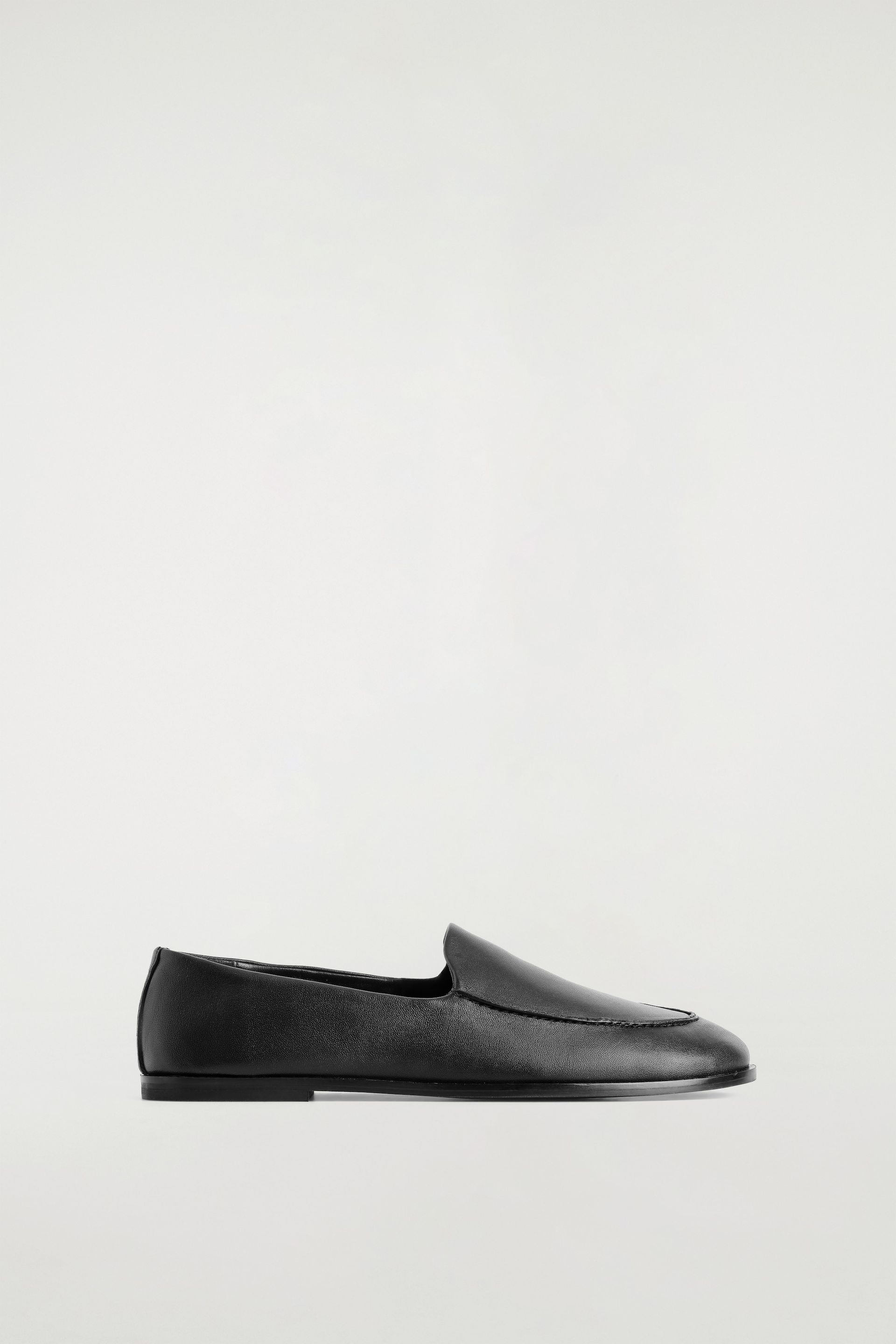 Classic Leather Loafers - Black