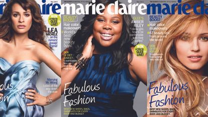 marie claire glee covers